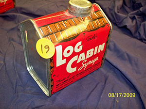 Log Cabin Syrup Memorabilia by Richard Underwood